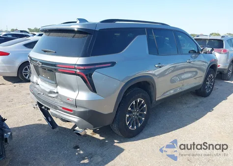 2024 Chevrolet Traverse Awd Z71 из США, поврежденный, VIN 1GNEVJKS4RJ222115